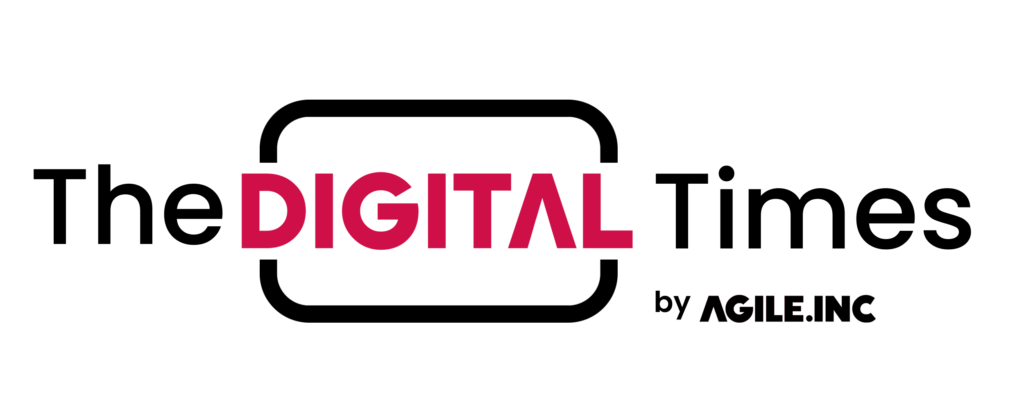 logo the digital times 7 com Ainc preto